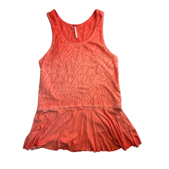 Free People Medium Sleeveless Lace Hombre Cotton top - Picture 2 of 7